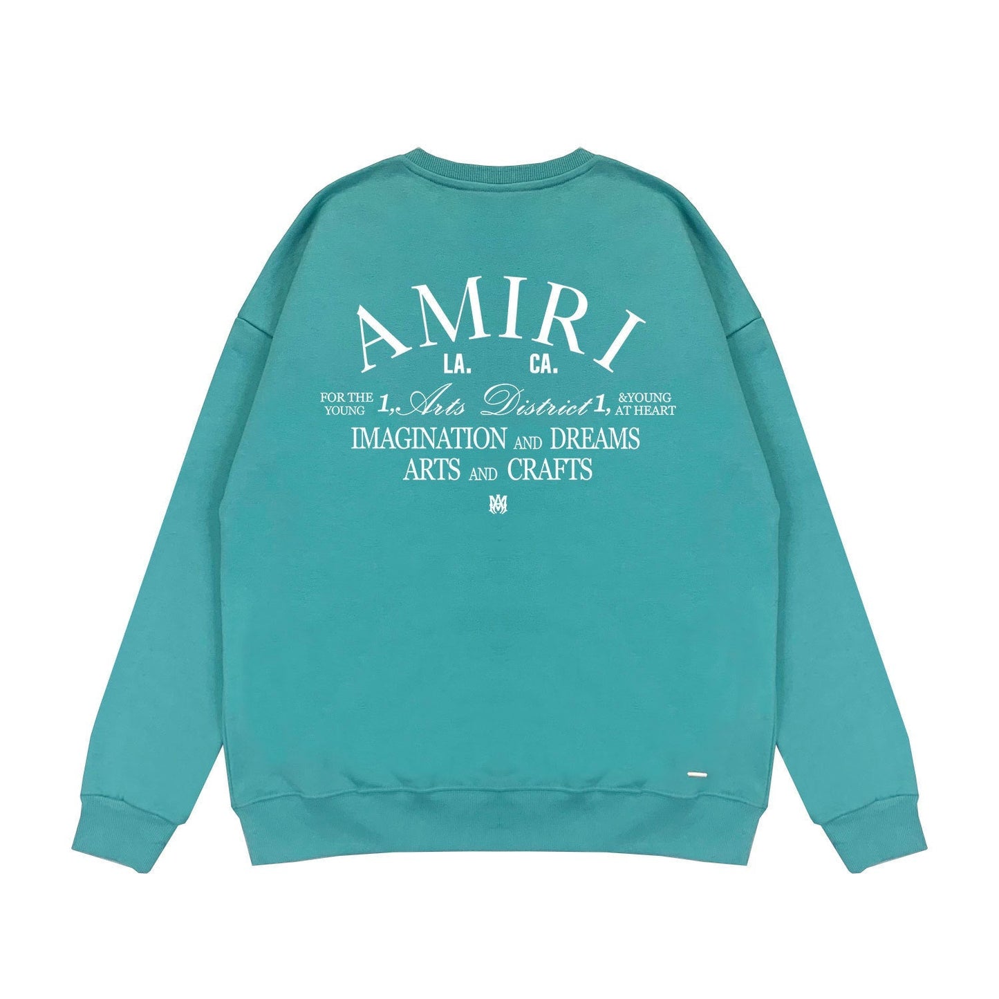 Amiri Long Sleeved Shirt Fashion Brand Crew Sweatshirts round Neck Sweater