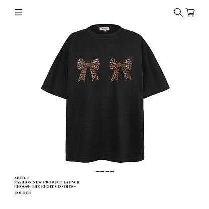 American vintage street T-shirt cotton vintage men's summer loose