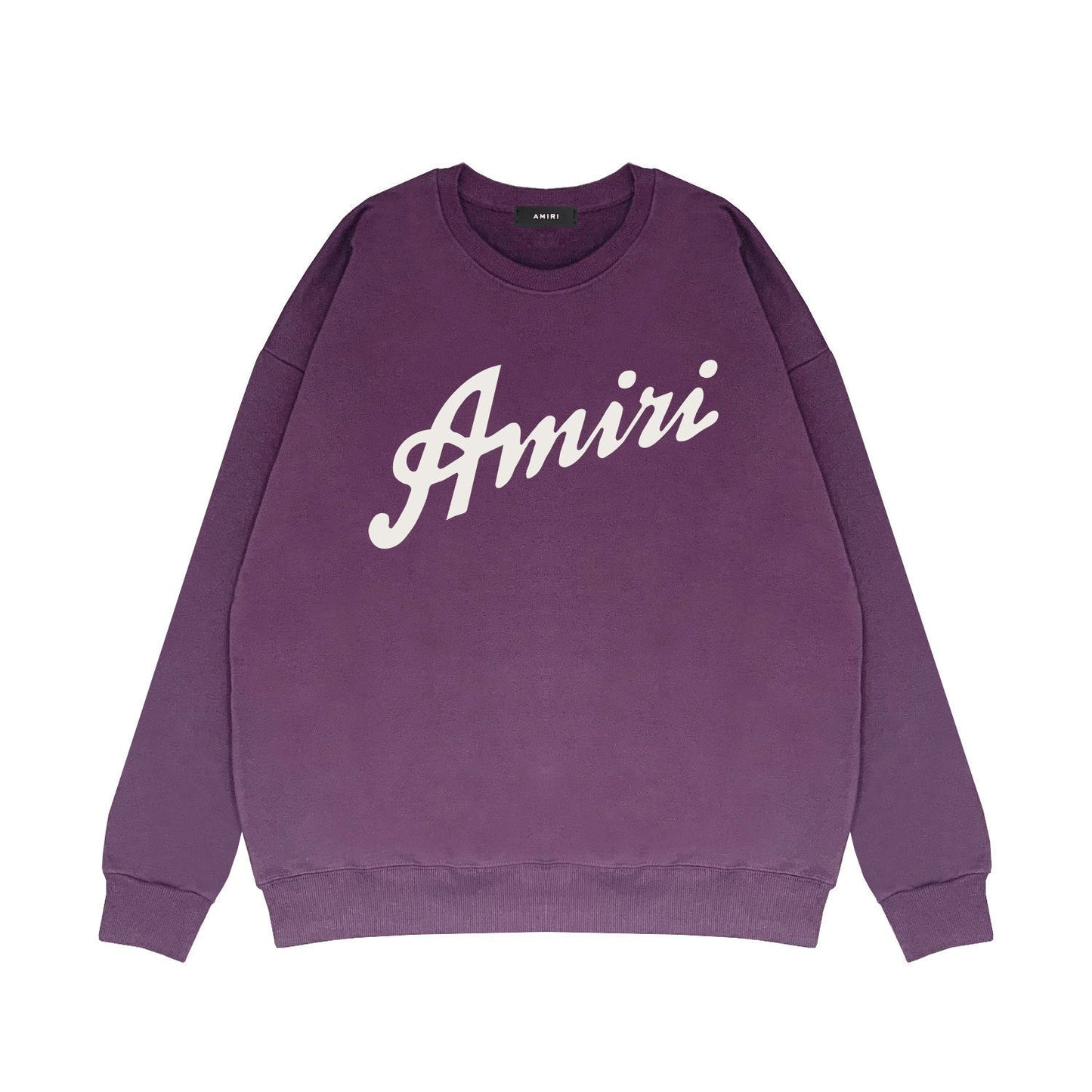Amiri Long Sleeved Shirt Fashion Brand Crew Sweatshirts round Neck Sweater