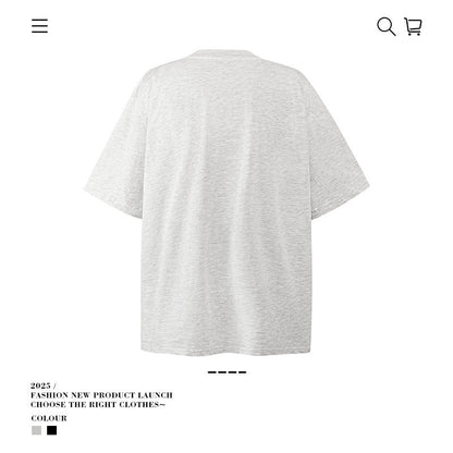 American vintage street T-shirt vintage cotton summer boys