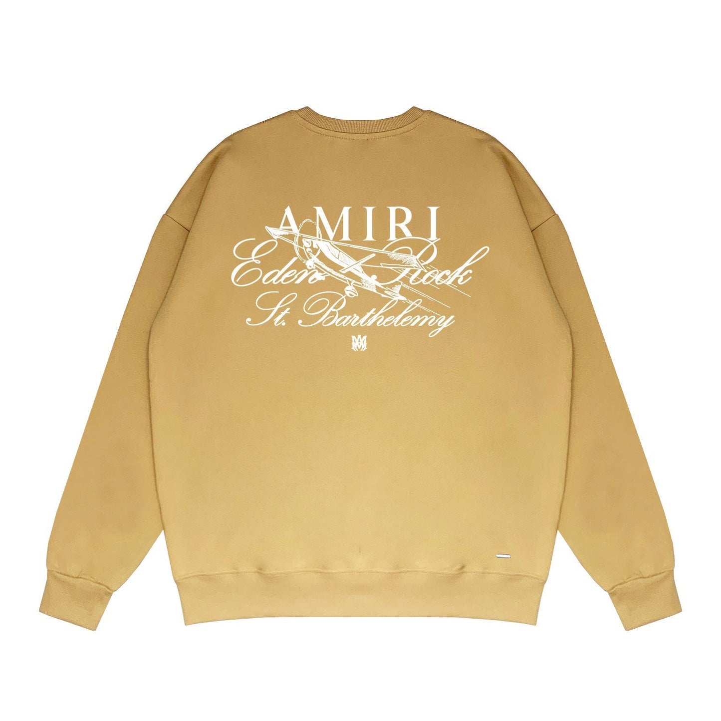 Amiri Long Sleeved Shirt Fashion Brand Crew Sweatshirts round Neck Sweater