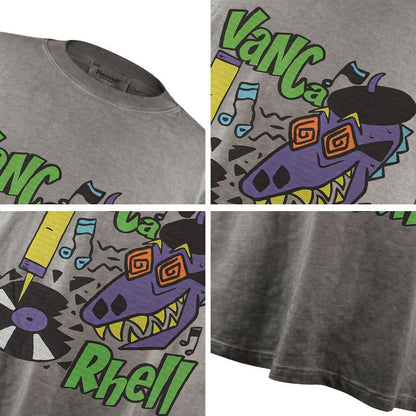 American vintage street T-shirt vintage men's summer loose