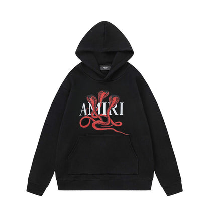 Amiri Hoodie AMI pattern hooded sweater for men and women
