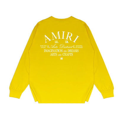 Amiri Long Sleeve Shirt Long Sleeve Long-Sleeved T-shirt Blouse