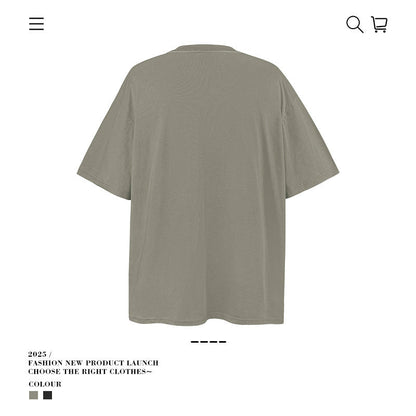 American vintage street T-shirt vintage men's loose