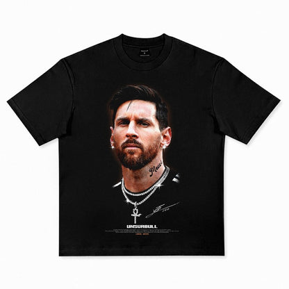 American vintage cotton loose short sleeve cotton football