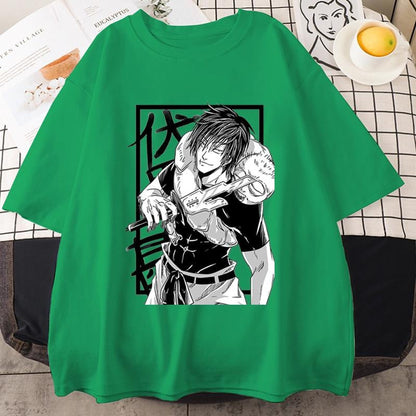 2024New Fushiguro Toji T Shirt Fashion Anime Harajuku Tees
