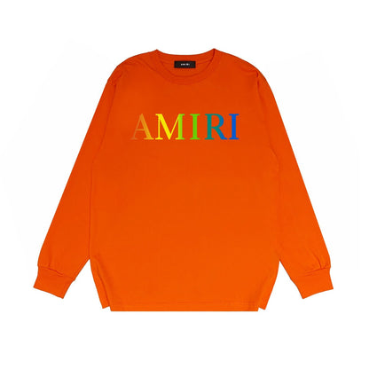 Amiri Long Sleeve Shirt Fashion Brand Long Sleeve Long-Sleeved T-shirt Blouse