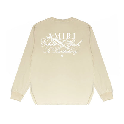 Amiri Long Sleeve Shirt Long Sleeve Long-Sleeved T-Shirt Blouse