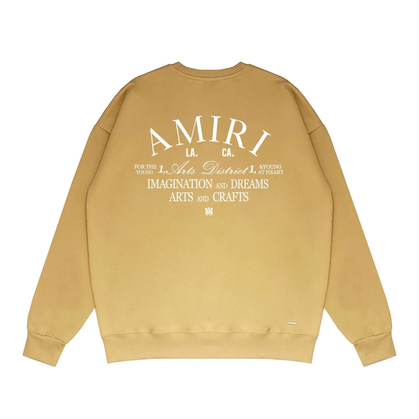 Amiri Long Sleeved Shirt Fashion Brand Crew Sweatshirts round Neck Sweater