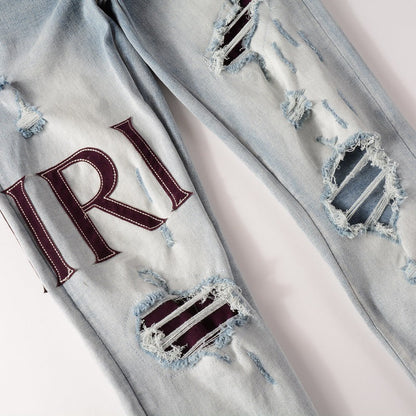 Amiri Jeans Embroidered Slim #1301