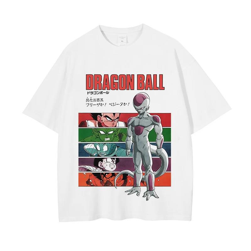 2024Men Dragon Ball Z T Shirt Anime Japanese Printed T-shirt