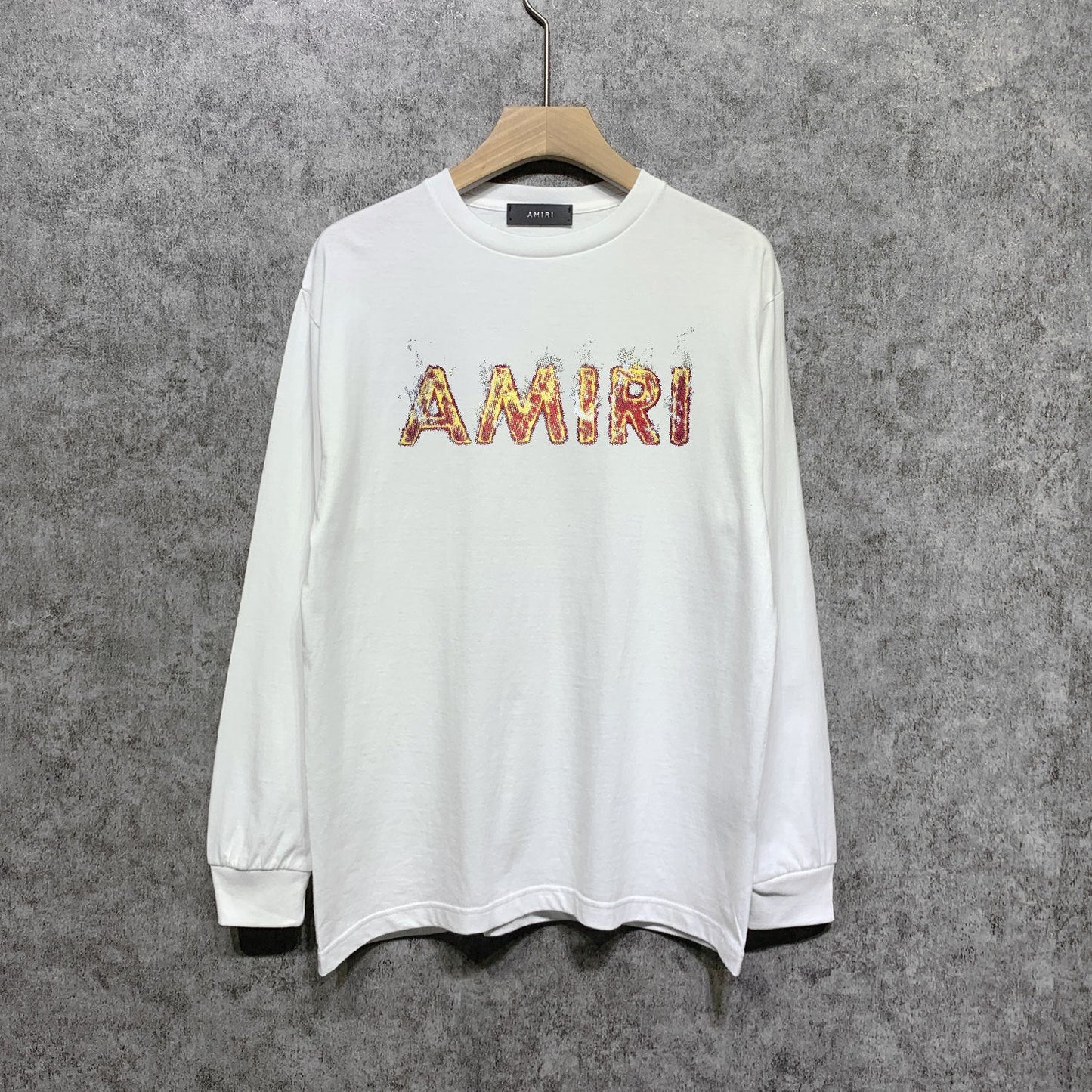 Amiri Long Sleeve Shirt Fashion Brand Long Sleeve Long-Sleeved T-shirt Blouse