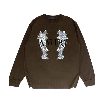 Amiri Long Sleeve Shirt Long Sleeve Long-Sleeved T-Shirt Blouse