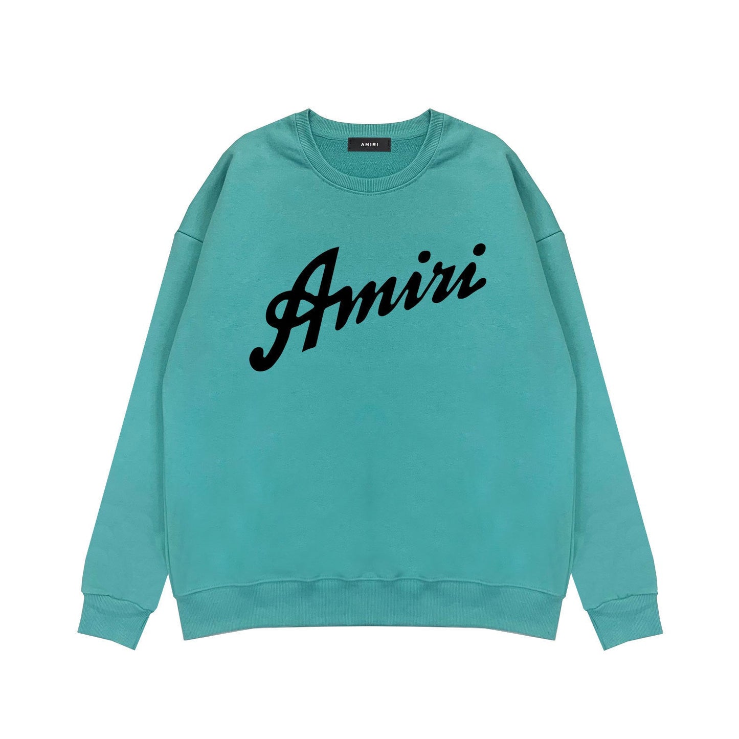 Amiri Long Sleeved Shirt Fashion Brand Crew Sweatshirts round Neck Sweater