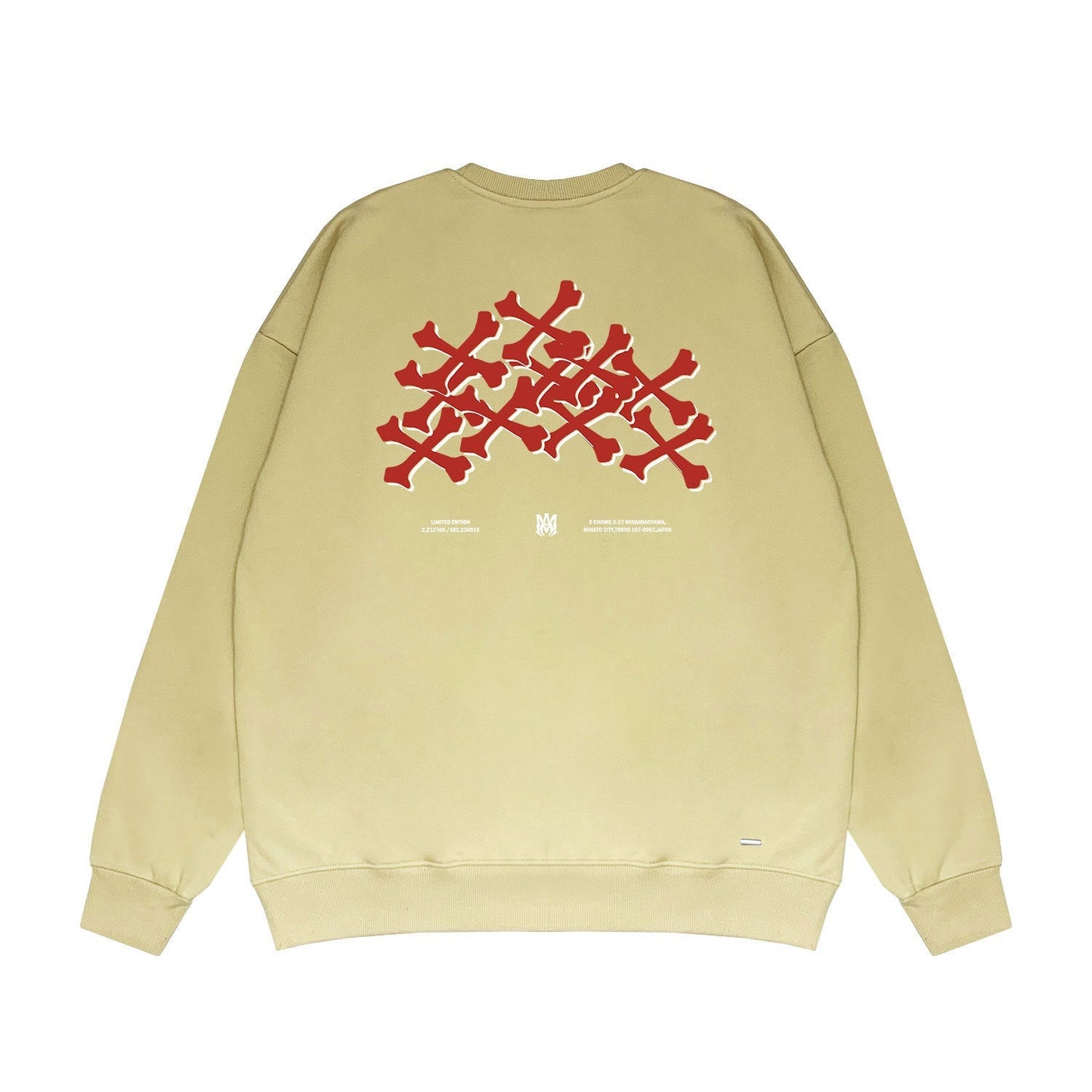 Amiri Long Sleeved Shirt Fashion Brand Crew Sweatshirts round Neck Sweater
