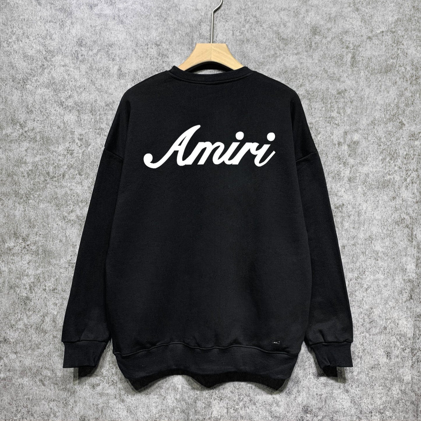 Amiri Long Sleeved Shirt Fashion Brand Crew Sweatshirts round Neck Sweater