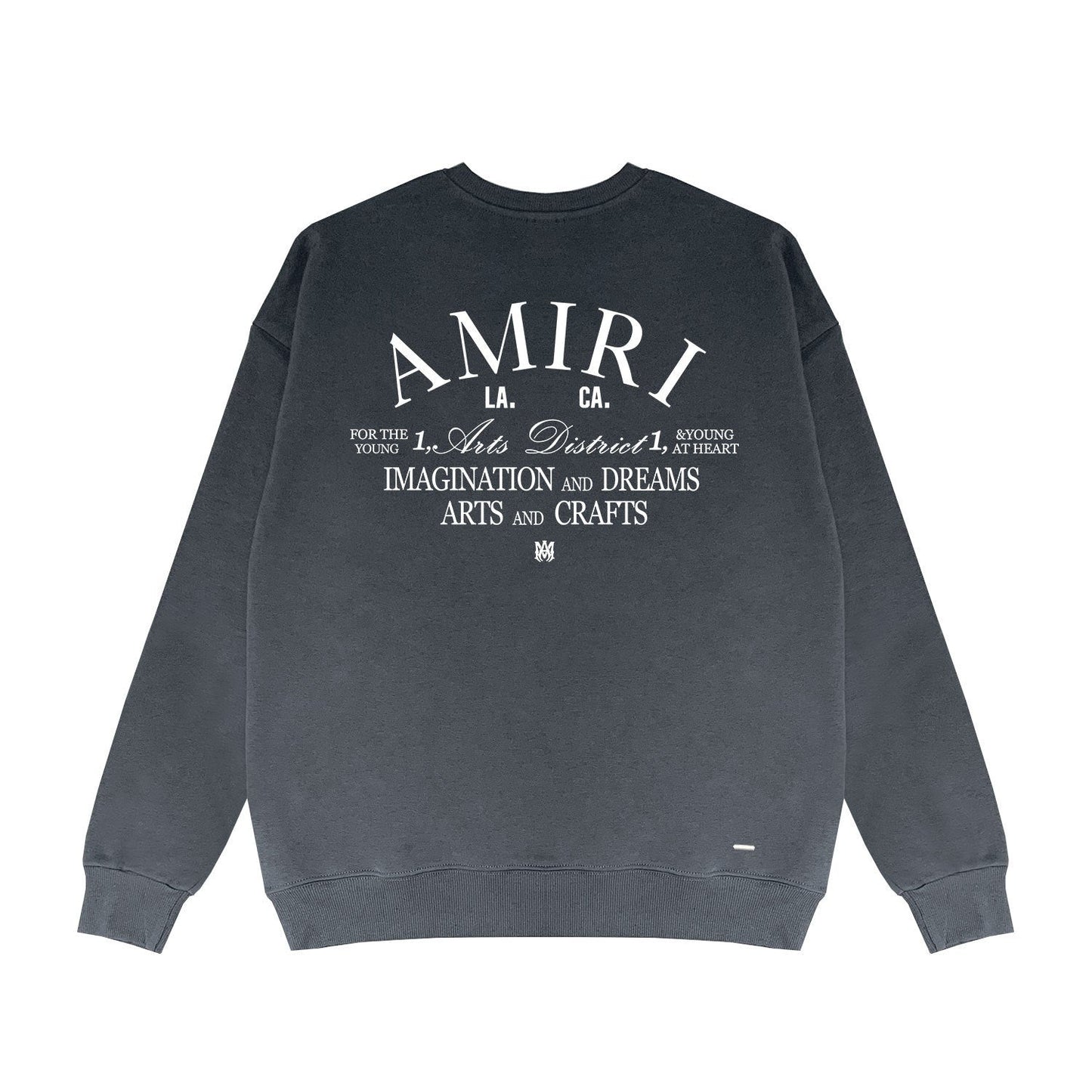 Amiri Long Sleeved Shirt Fashion Brand Crew Sweatshirts round Neck Sweater