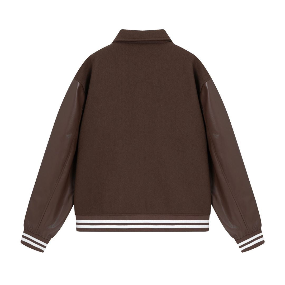 Amiri Jacket AMI lapel baseball jacket for men and women