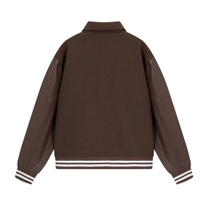 Amiri Jacket AMI lapel baseball jacket for men and women