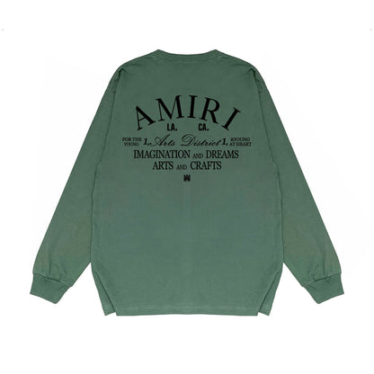 Amiri Long Sleeve Shirt Long Sleeve Long-Sleeved T-shirt Blouse
