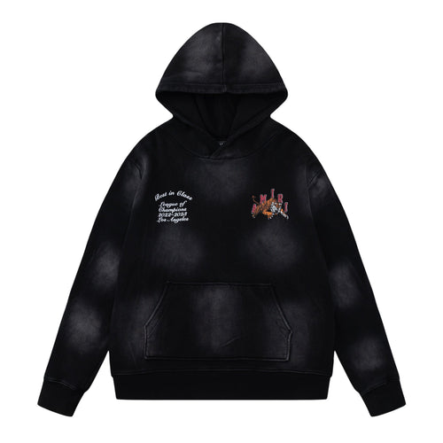Amiri Hoodie AMI vintage print hooded sweater for men and women
