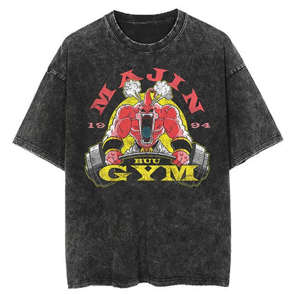 2024Men Streetwear Vintage Oversized T Shirt Japanese