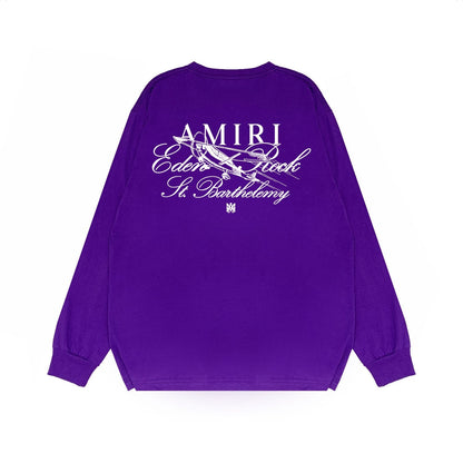 Amiri Long Sleeve Shirt Long Sleeve Long-Sleeved T-Shirt Blouse