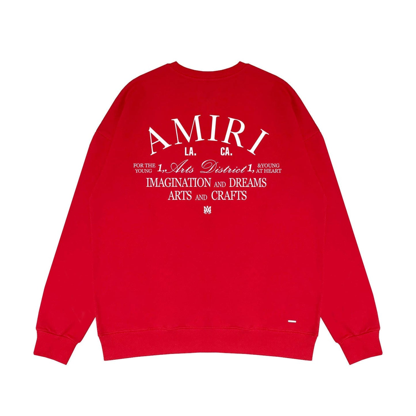 Amiri Long Sleeved Shirt Fashion Brand Crew Sweatshirts round Neck Sweater