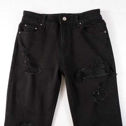 Amiri Jeans Hole & Patch Slim Stretch #8520