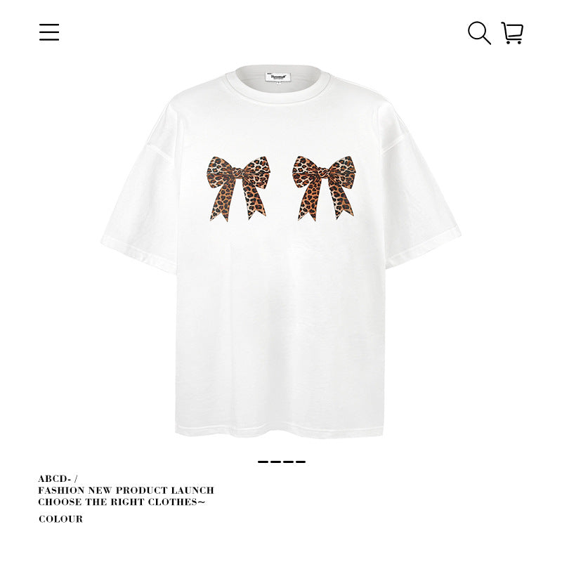 American vintage street T-shirt cotton vintage men's summer loose
