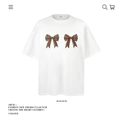 American vintage street T-shirt cotton vintage men's summer loose