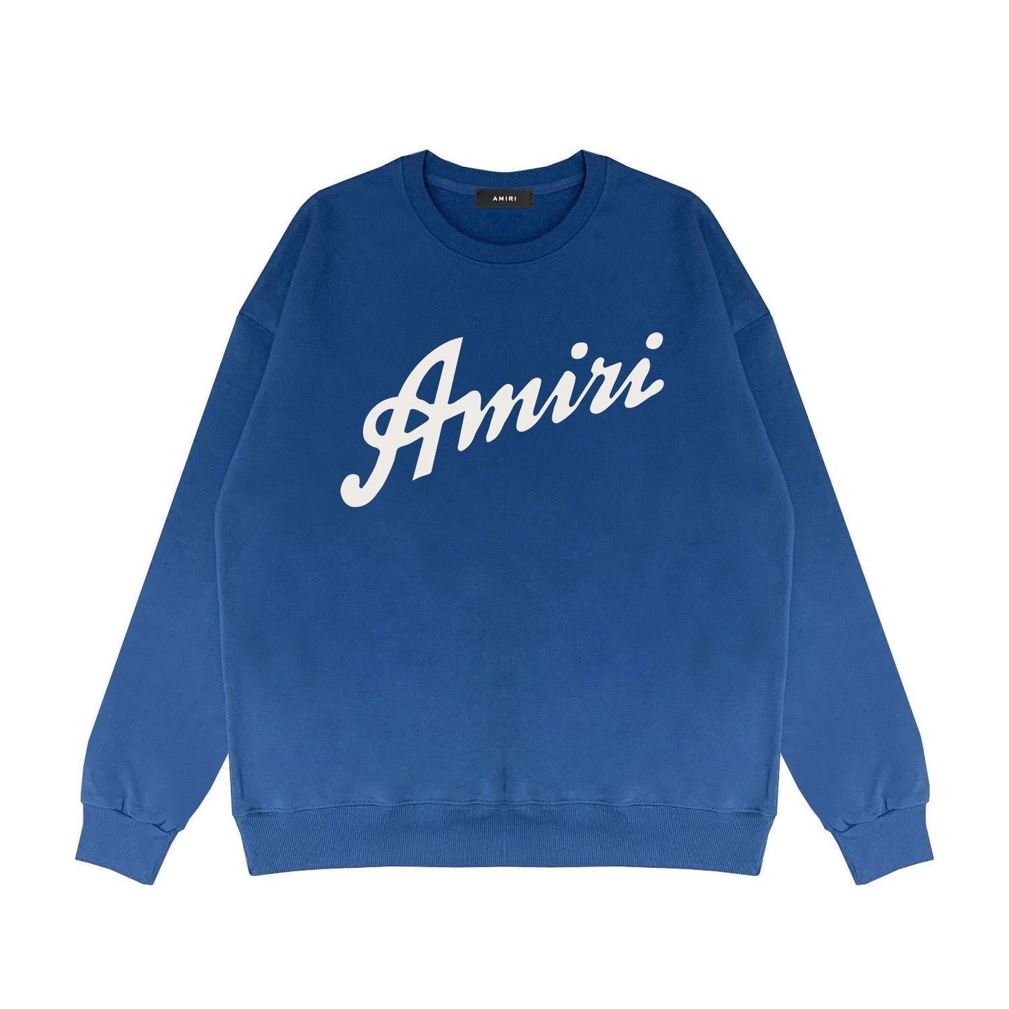 Amiri Long Sleeved Shirt Fashion Brand Crew Sweatshirts round Neck Sweater
