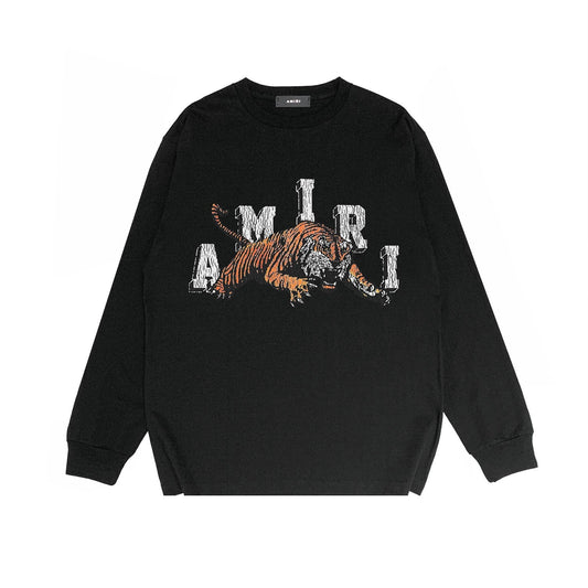 Amiri Long Sleeve Shirt Fashion Brand Long Sleeve Long-Sleeved T-shirt Blouse