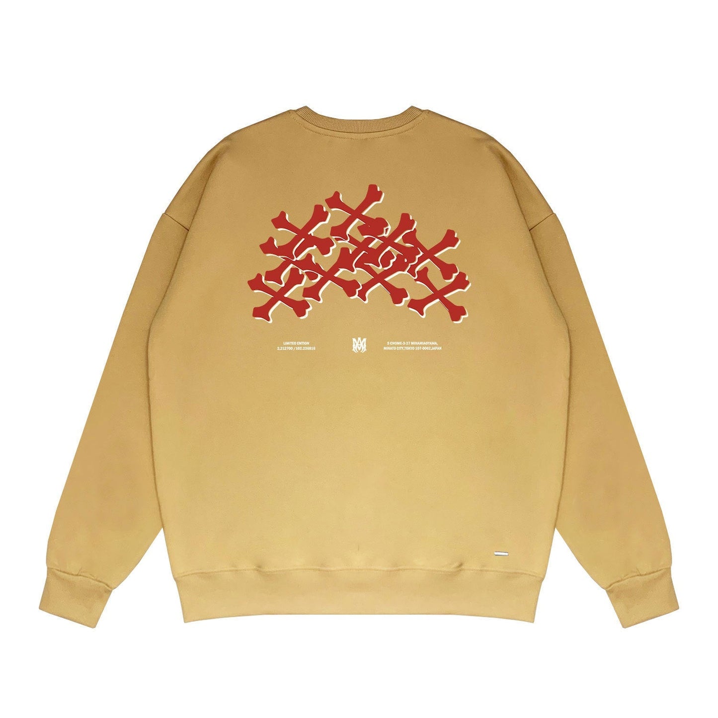 Amiri Long Sleeved Shirt Fashion Brand Crew Sweatshirts round Neck Sweater