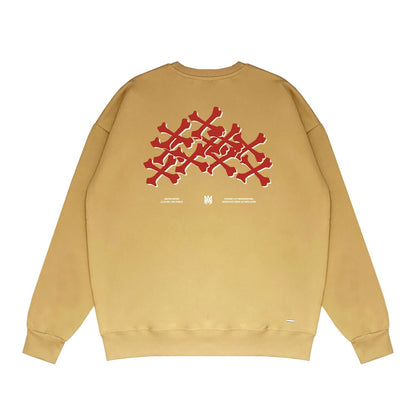 Amiri Long Sleeved Shirt Fashion Brand Crew Sweatshirts round Neck Sweater