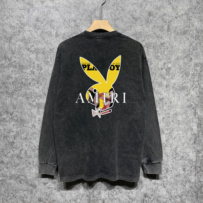 Amiri Long-Sleeve Shirt Vintage Long Sleeve T-shirt