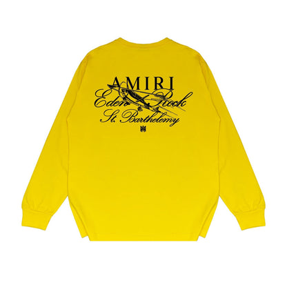 Amiri Long Sleeve Shirt Long Sleeve Long-Sleeved T-Shirt Blouse