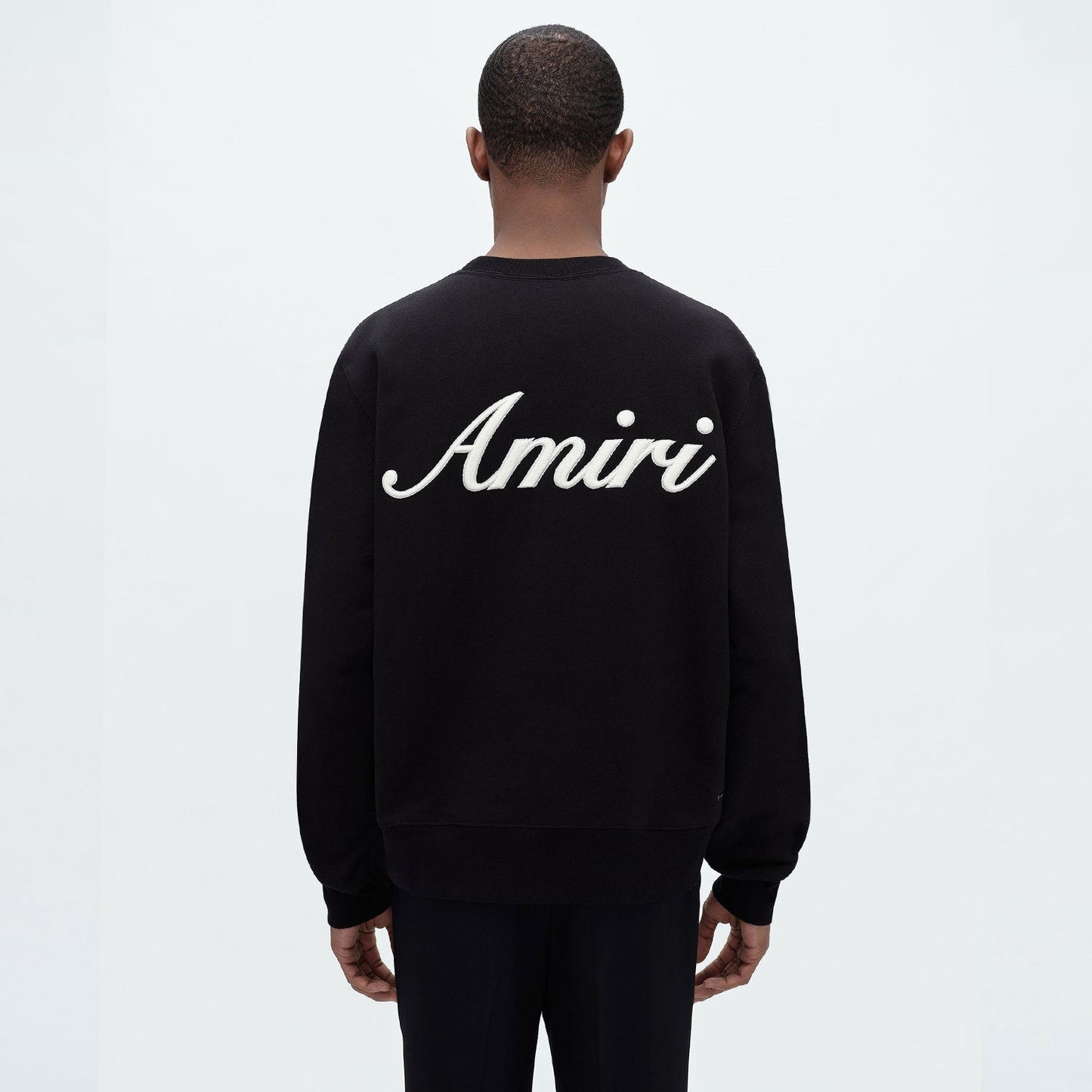 Amiri Long Sleeved Shirt Fashion Brand Crew Sweatshirts round Neck Sweater
