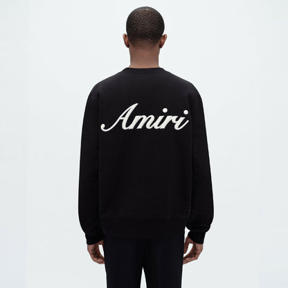 Amiri Long Sleeved Shirt Fashion Brand Crew Sweatshirts round Neck Sweater