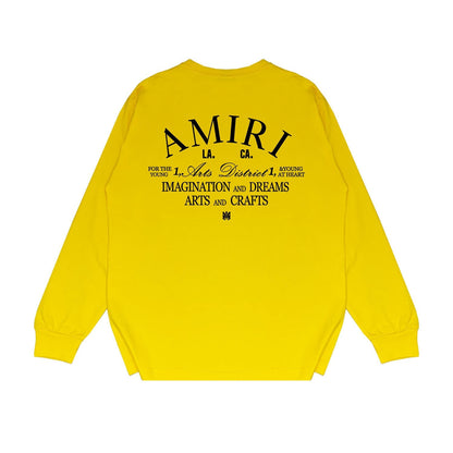 Amiri Long Sleeve Shirt Long Sleeve Long-Sleeved T-shirt Blouse