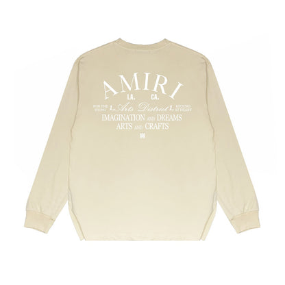 Amiri Long Sleeve Shirt Long Sleeve Long-Sleeved T-shirt Blouse
