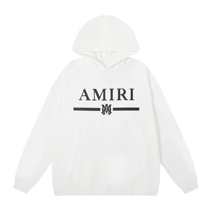 Amiri Hoodie AMI logo print hooded sweater for men and women