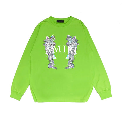 Amiri Long Sleeve Shirt Long Sleeve Long-Sleeved T-Shirt Blouse