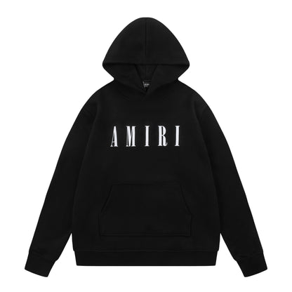 Amiri Hoodie AMI Letter logo print hooded sweater for men and women