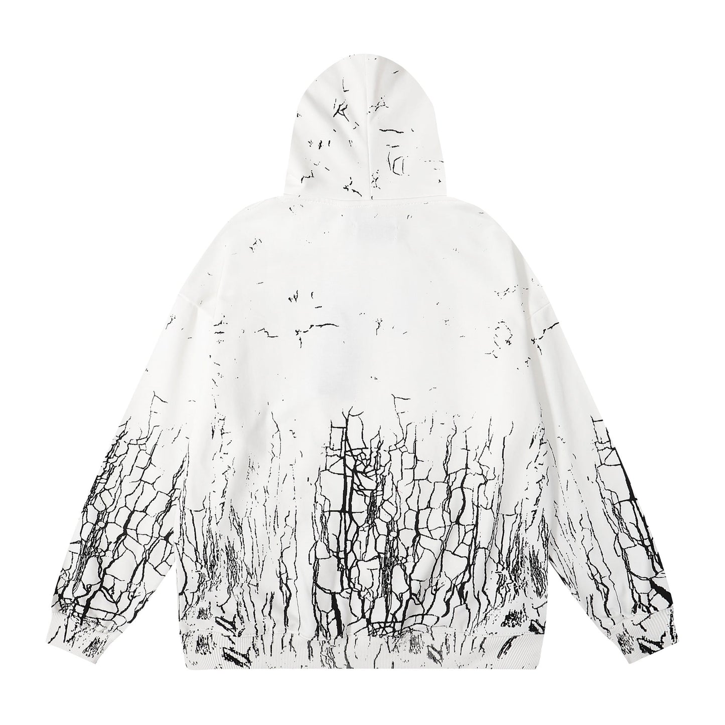 Amiri Hoodie AMI Ripped logo print hooded sweater