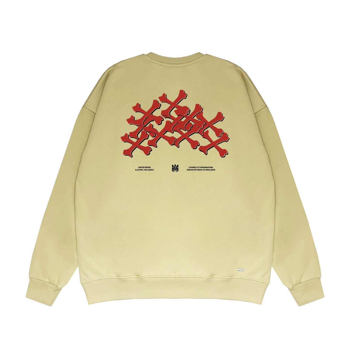 Amiri Long Sleeved Shirt Fashion Brand Crew Sweatshirts round Neck Sweater