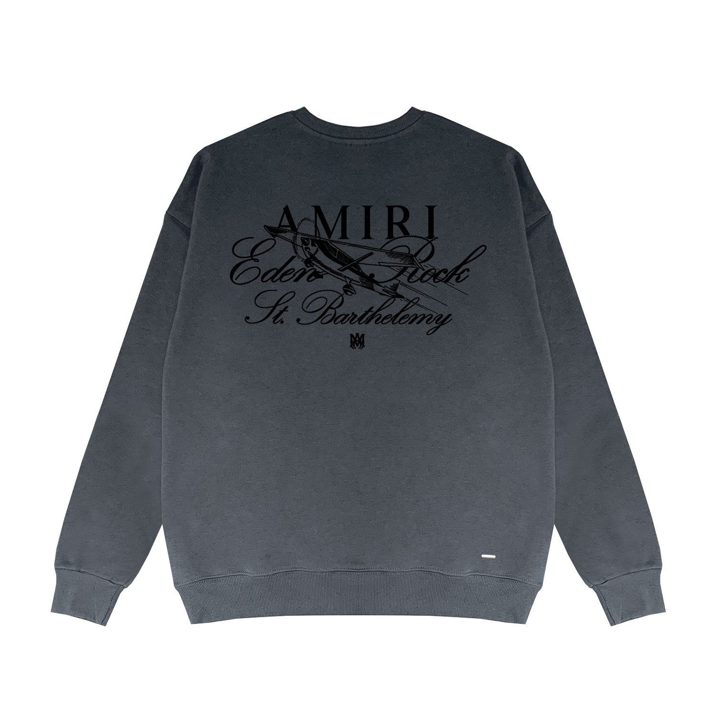 Amiri Long Sleeved Shirt Fashion Brand Crew Sweatshirts round Neck Sweater