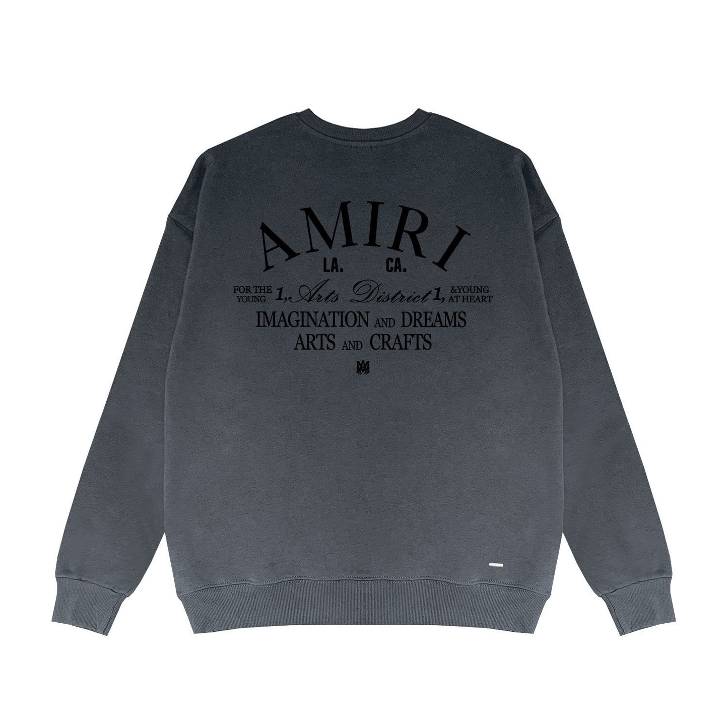 Amiri Long Sleeved Shirt Fashion Brand Crew Sweatshirts round Neck Sweater