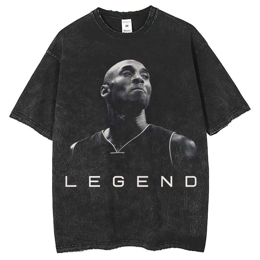 2024Basketball tshirt NBoversizeA men's black t-shirts